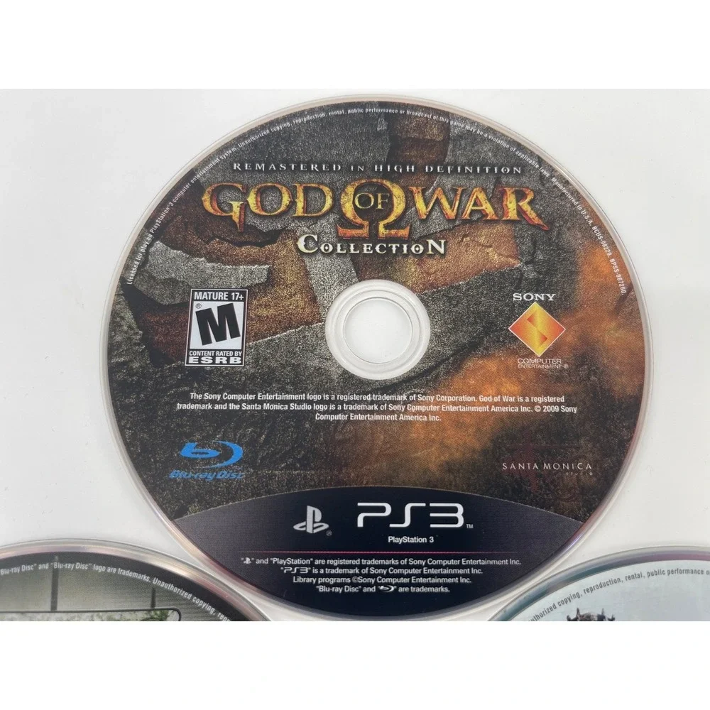 Sony PS3 Game Bundle God of War Fallout 3 Dead Space 3 Multi Good 3-Disc Lot